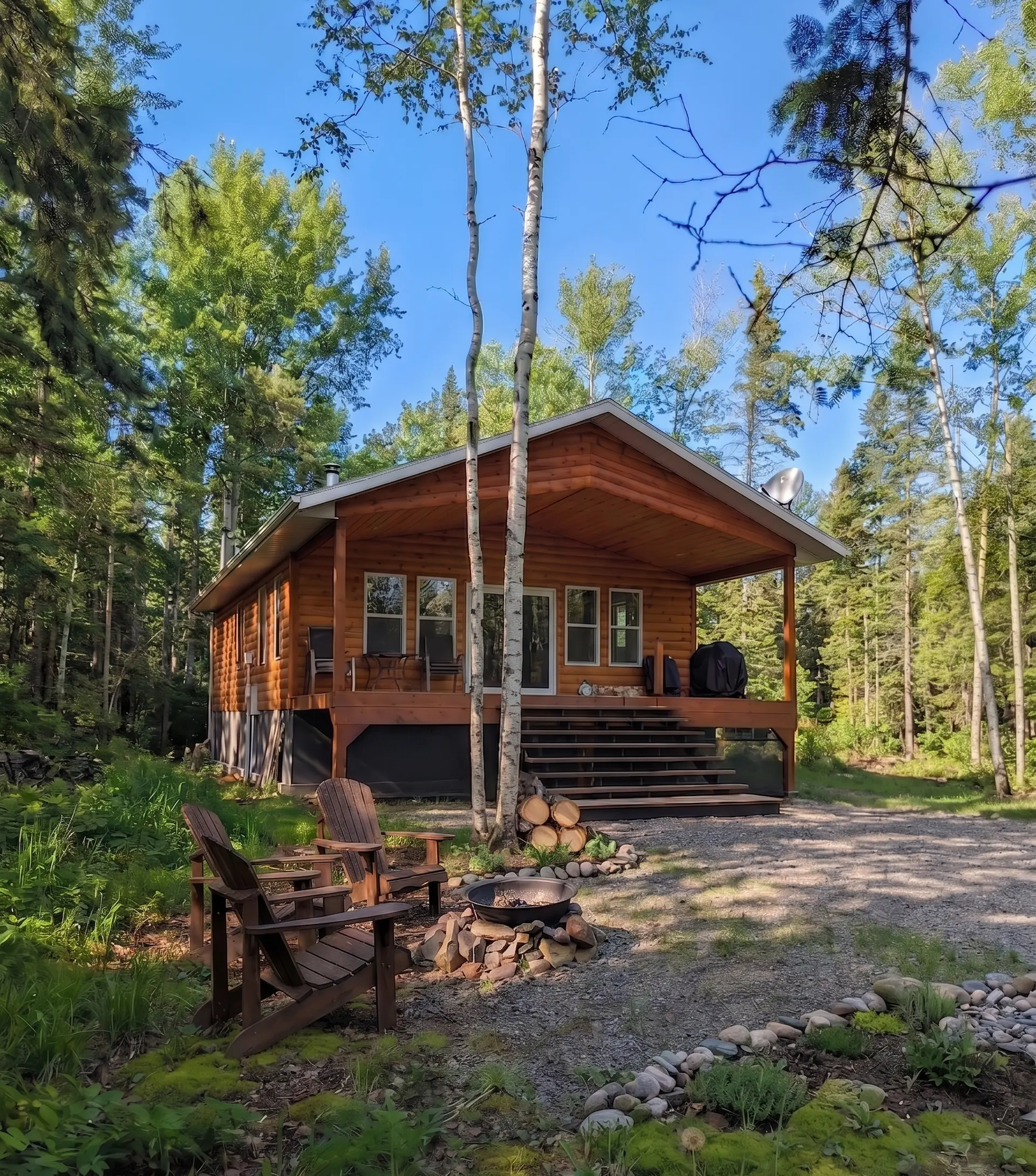 The cottage, from the front.